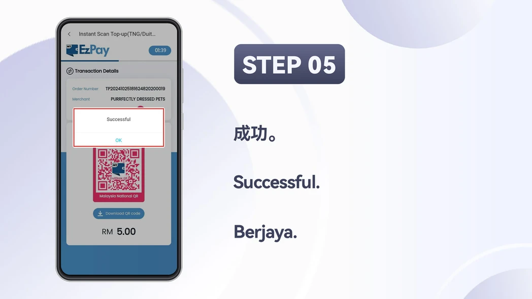 Winbox top up tutorial step 6